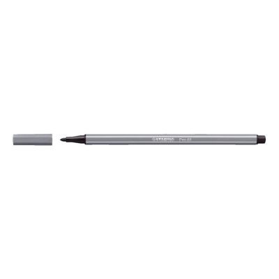 Fasermaler Pen 68 1 mm, dunkelgrau