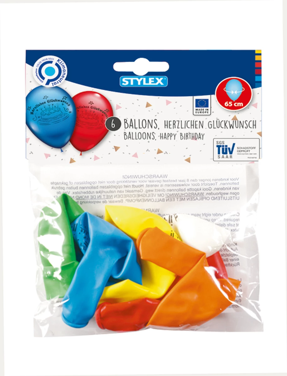 Luftballon, Herzlichen Glückwunsch, 10er Beutel