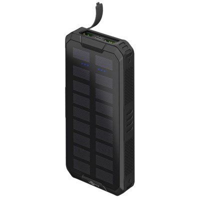 Outdoor Schnelllade-Powerbank mit Solar 20.000 mAh (USB-C™ PD, QC 3.0)