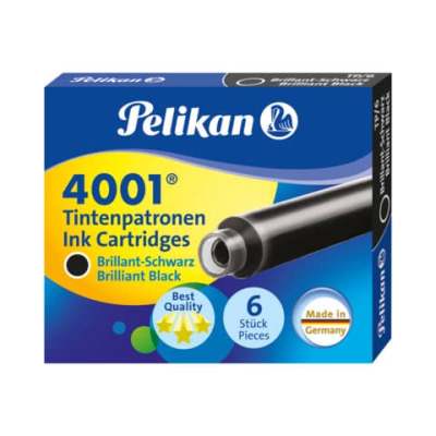 Tintenpatrone 4001® TP/6 - brillant-schwarz, 6 Patronen