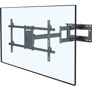 myWall Wandhalterung, Ausziehbar Drehbar Neigbar Rotierbar, für 42''-90'' Bildschirme 50kg H 27-1 X