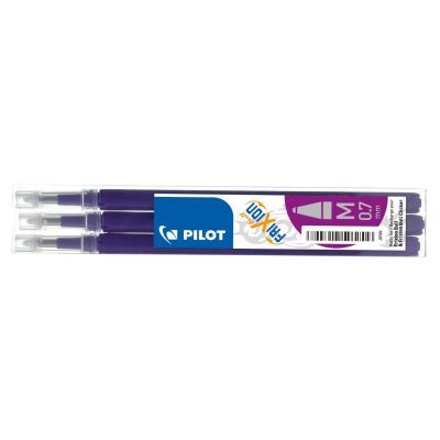Tintenrollermine FriXion BLS-FR7 - 0,4 mm, violett, 3er Pack