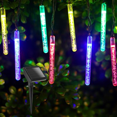 LED Solar Lichterkette, RGB