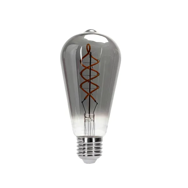 LED Rauchglas Filament Lampe ST64 E27 4W