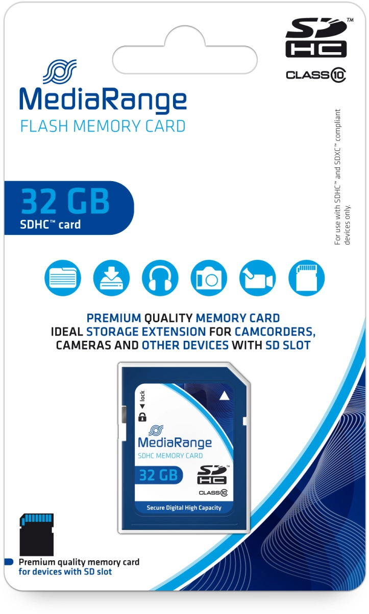 SDHC Speicherkarte, Klasse 10, 32GB