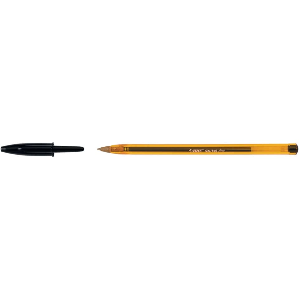 Kugelschreiber Cristal® fine, 0,35mm, schwarz