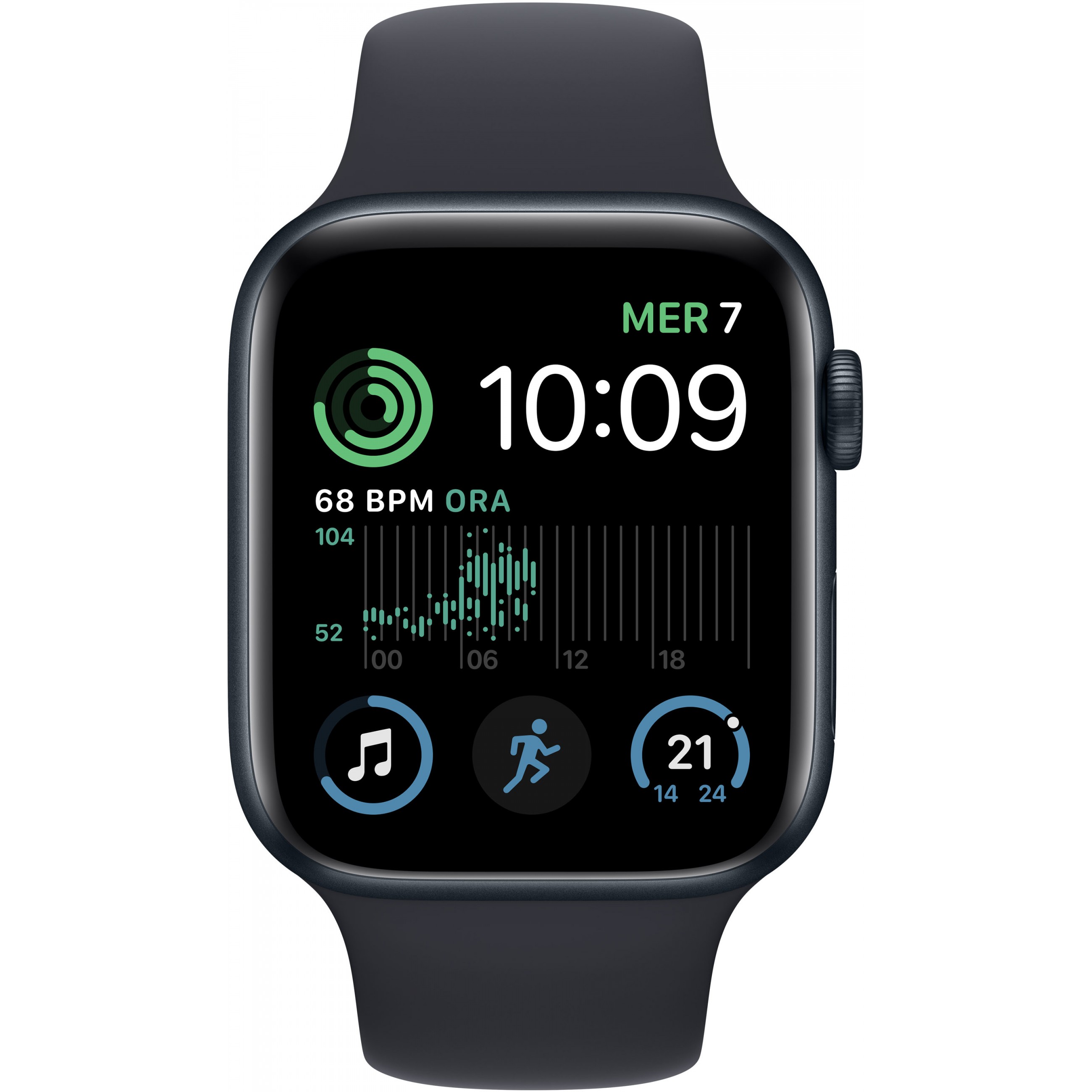 Apple Watch SE Aluminium 44mm Mitternacht (Sportarmband mitternacht)