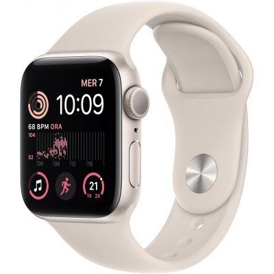 Apple Watch SE Aluminium 40mm Polarstern (Sportarmband polarstern)