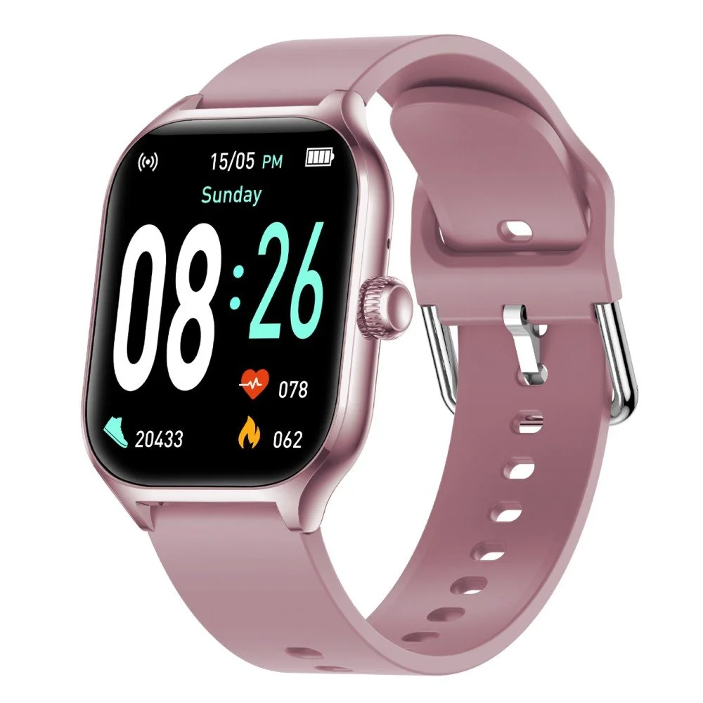 Timor Smartwatch mit 2,01“ Display, BT Call purple