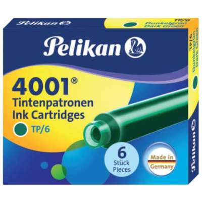 Tintenpatrone 4001® TP/6 - dunkelgrün, 6 Patronen