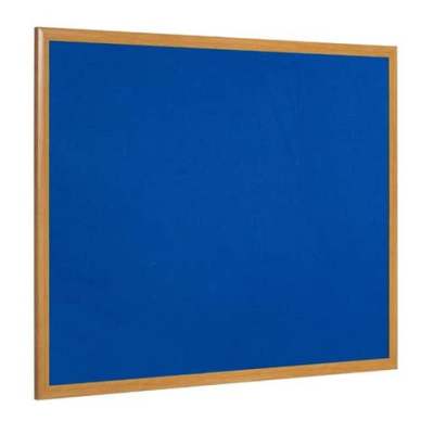 Pinnwand Filz - 90 x 60 cm, blau