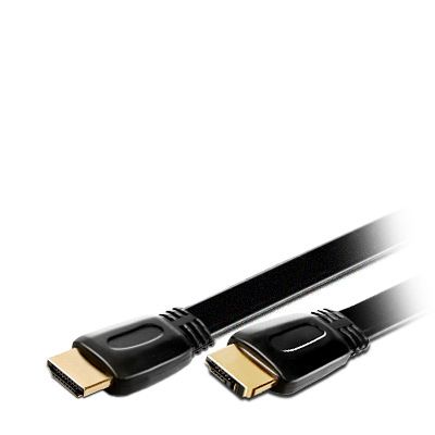 HDMI HighSpeed mit Ethernet 'flach', 3,0 m