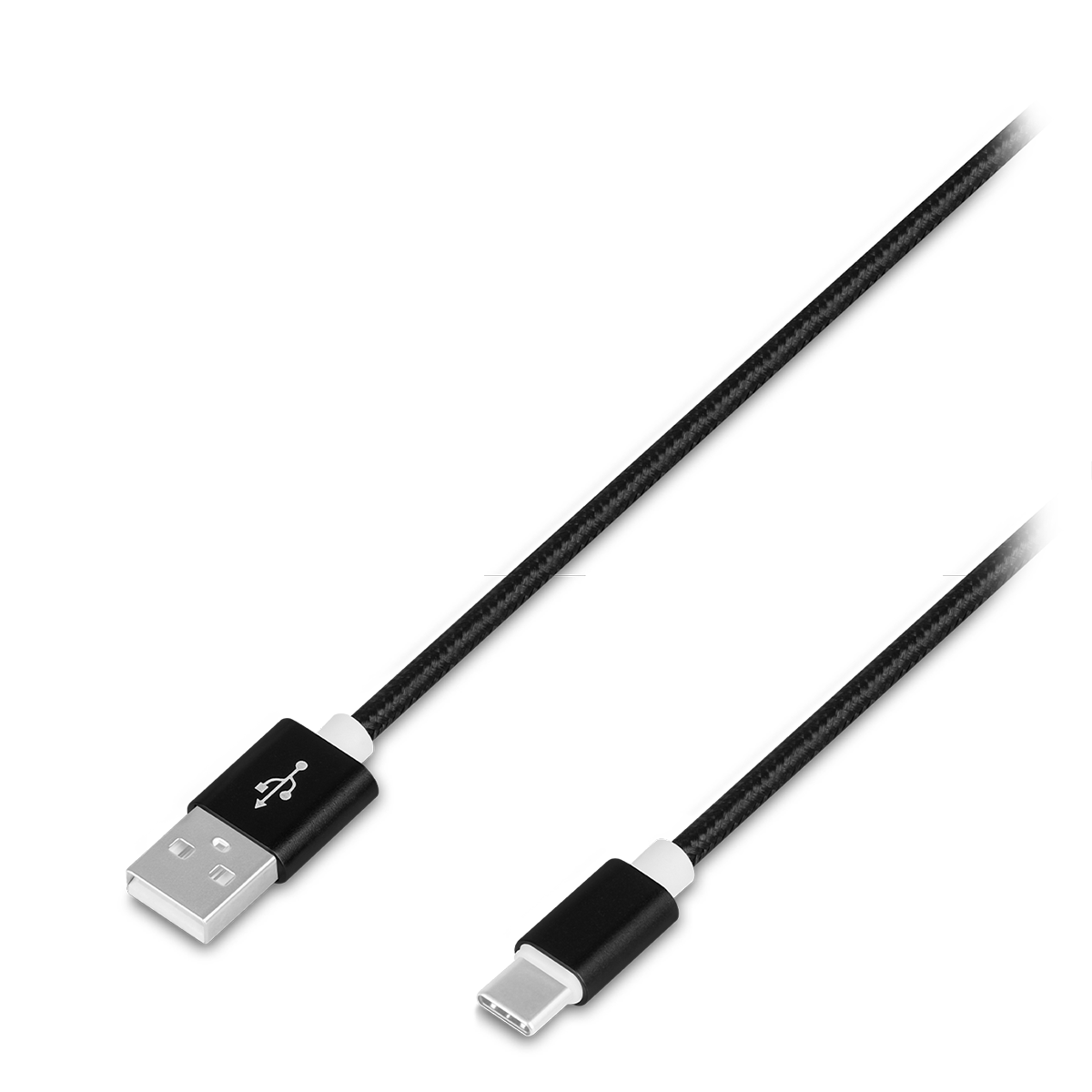 Reekin Kabel (USB-C) 1 Meter (Schwarz-Nylon)