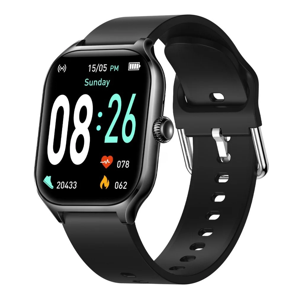 Timor Smartwatch mit 2,01“ Display BT Call schwarz